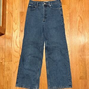 Everlane Women's Classic Blue Wide Leg Jeans